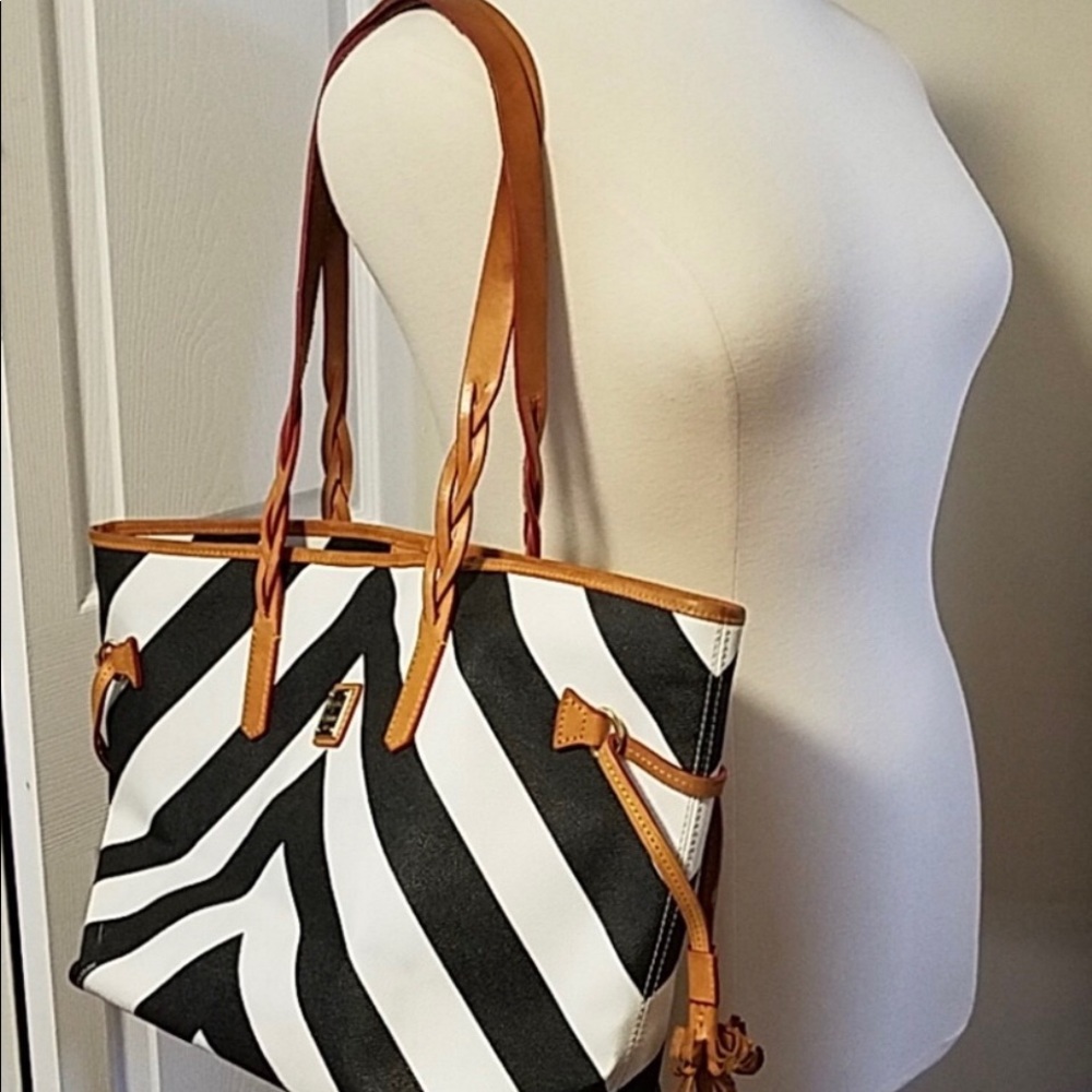 Dooney & Bourke Chevron Tote Bag